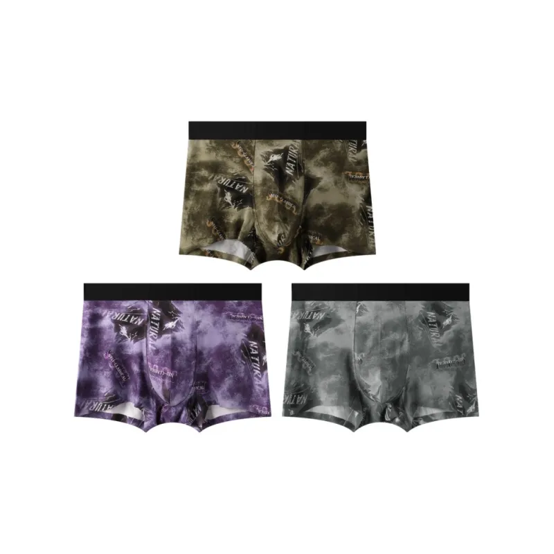 Qiao Ni Tong Underpants Men's 3 Pack-7
