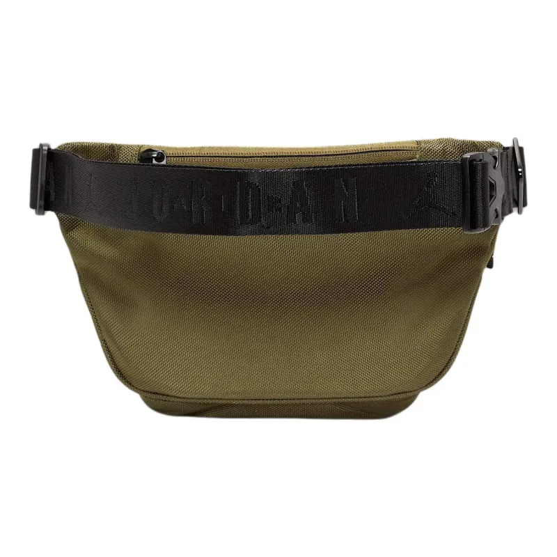 Jordan Polyester One Shoulder Crossbody Fanny Pack Unisex Olive-2