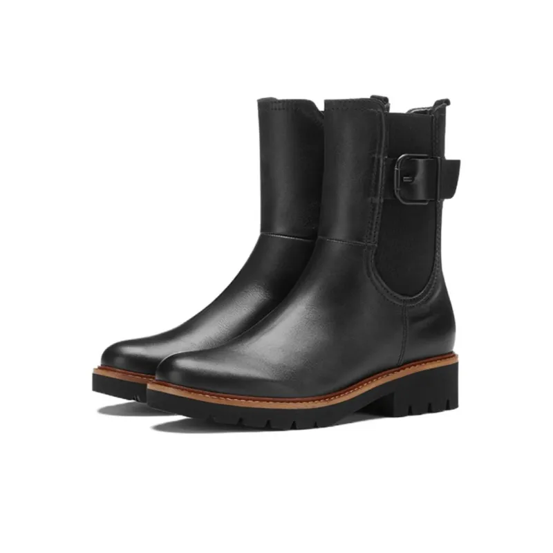 Gabor Short Chelsea Boots 2.5cm Women's Black-2