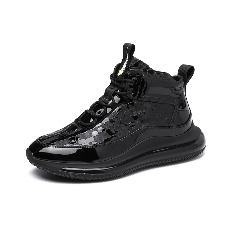 YEDANI Ankle Boots 5cm Men's Black-1