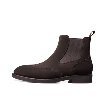 THOM WILLS British Vintage Brogues Ankle Boots Chelsea Boots Men's