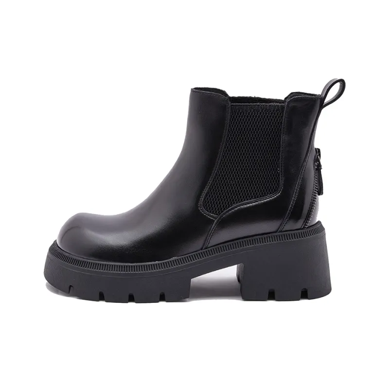 Milan Love Song Knee-High Chelsea Boots 6cm Women's-0