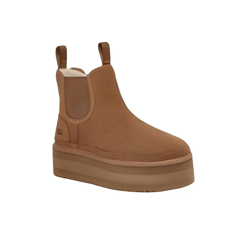 UGG Neumel Platform Chelsea Boot Chestnut Women's-1