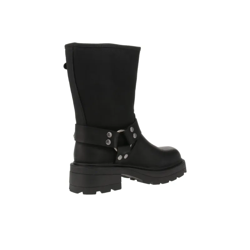 REPLAY Brigitte Polyurethane Ankle Boots 5cm Women's Black-1