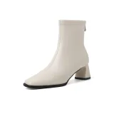 Ecru Low Heel Unlined