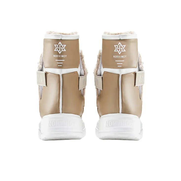 NORVINCY Snow Boots Unisex Khaki-3