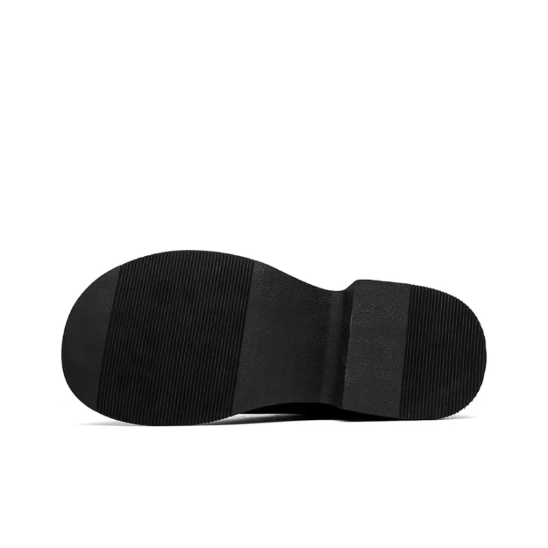 GZZ Short Chelsea Boots Men's Black-4
