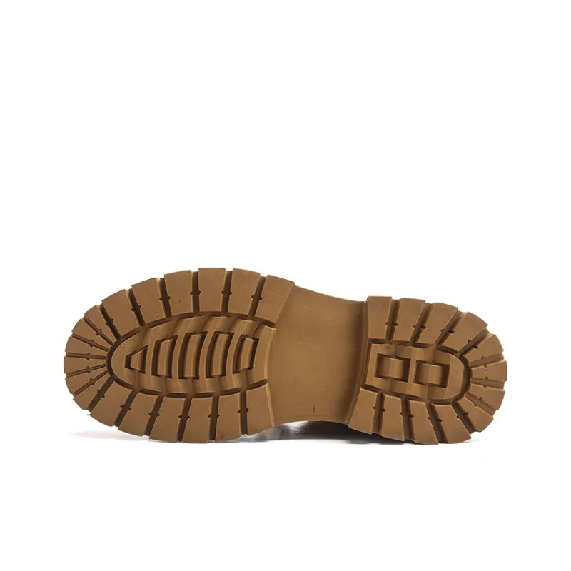 Jifffly Crew Martin Boot Unisex Camel-6