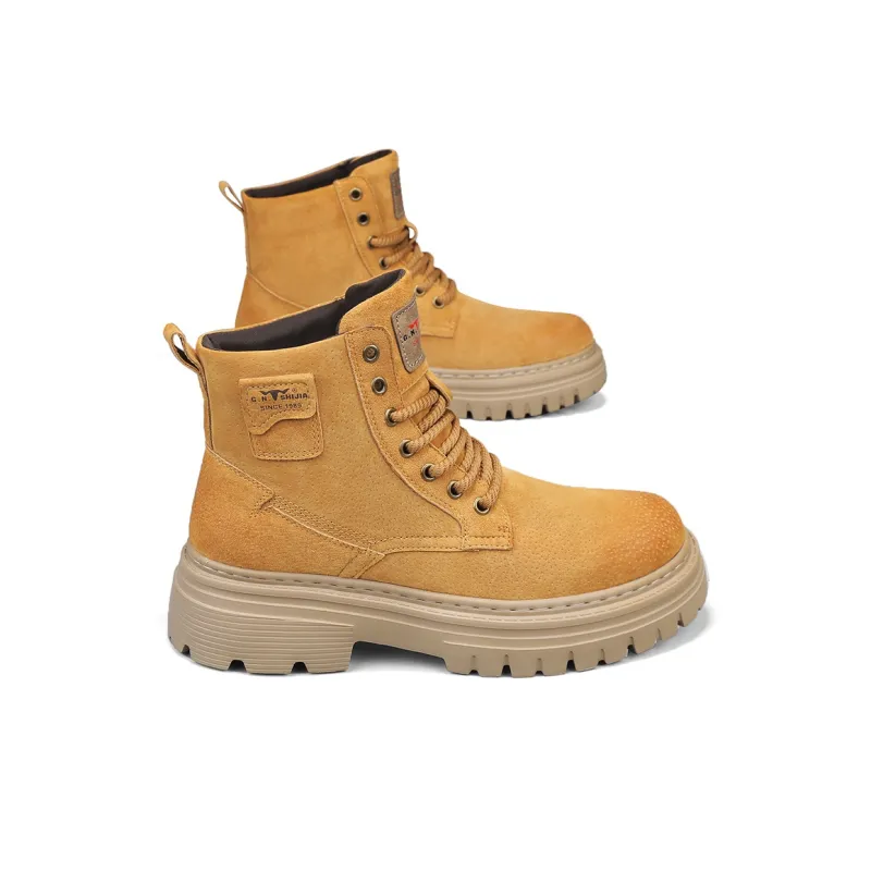 G.N.SHIJIA Short Martin Boot 5.5CM Men's-3