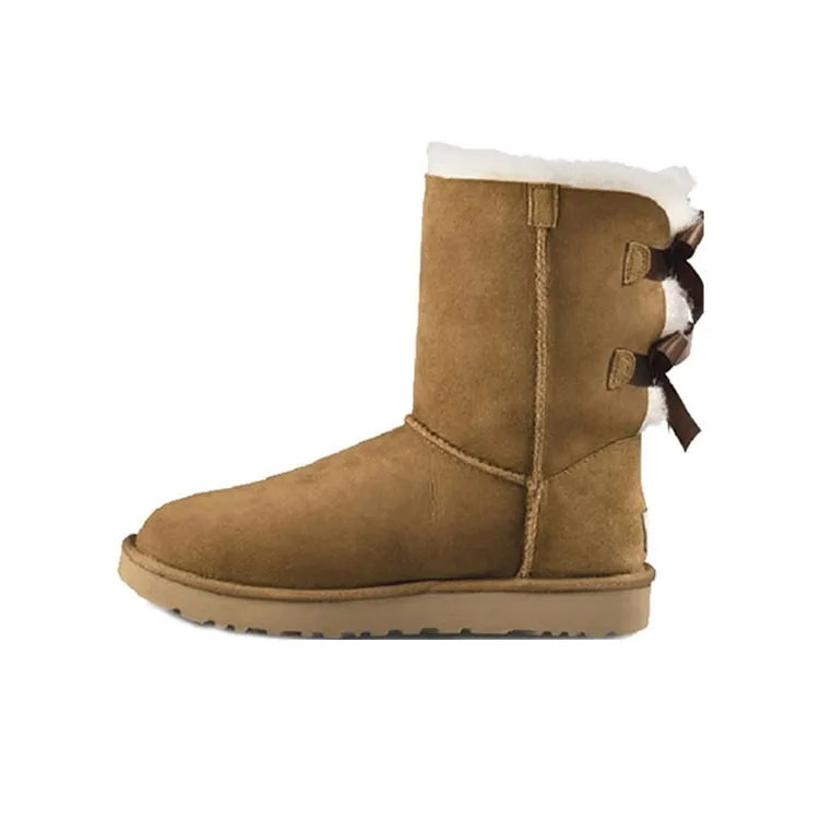 UGG Bailey Bow Ii Boot Chestnut Women's-0