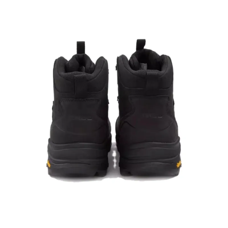 TOREAD Cushioning, Abrasion Resistant, And Waterproof High Top Mountaineering Hiking Shoes Men's Black-2