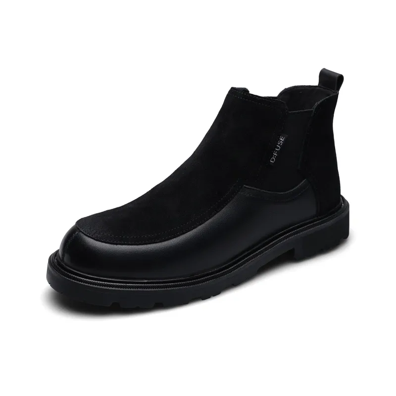 D FUSE SCANDINAVIA Short Chelsea Boots Men's Black-1