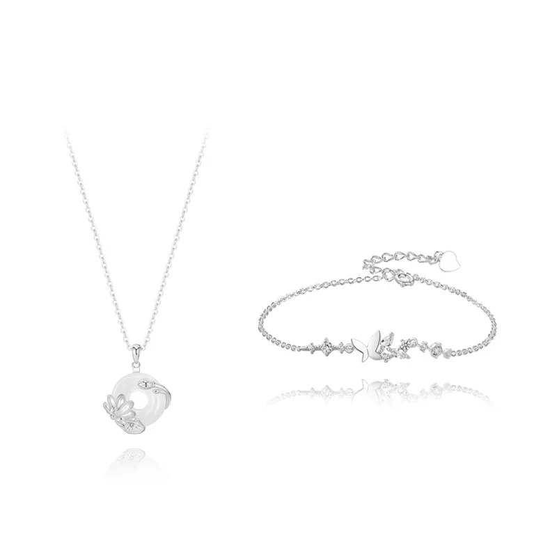 BLANK IN BLANK Zircon Necklaces Women's Anniversary Bestie Girlfriend Birthday Girl-5