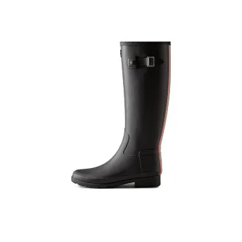 HUNTER Refined Waterproof Rain Boots Women's Black
