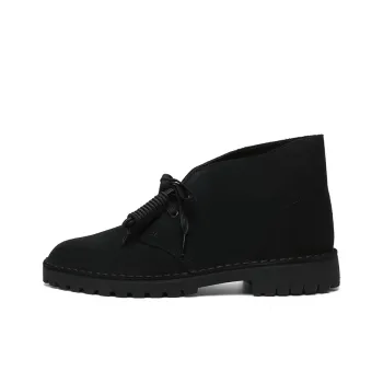 Clarks Desert Rock Ankle Length Outdoor Boots Men's Black