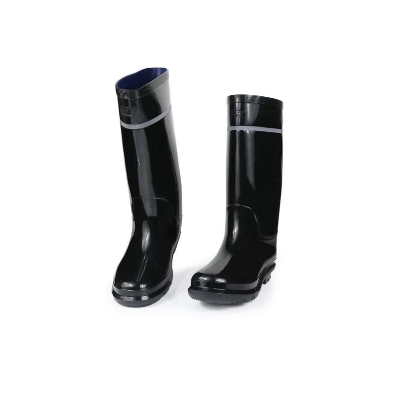 Strongman Waterproof And Wear resistant Rain Boots Men's Black-1