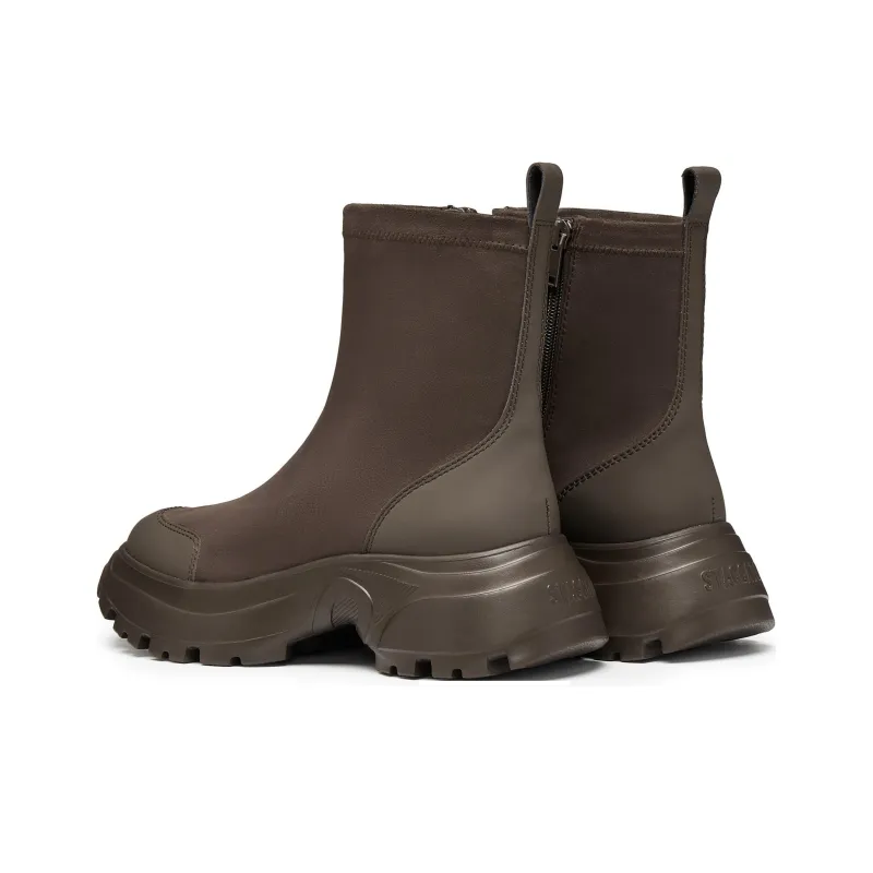 Staccato Velvet Cocoa Ankle Boots Women's-14