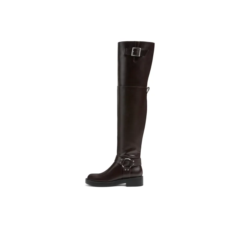 CHARLES&KEITH Over-the-knee Boots 4cm Women's-3