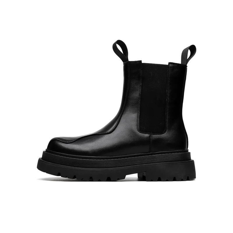 Cachiotti Knee High Chelsea Boots Men's Black-0