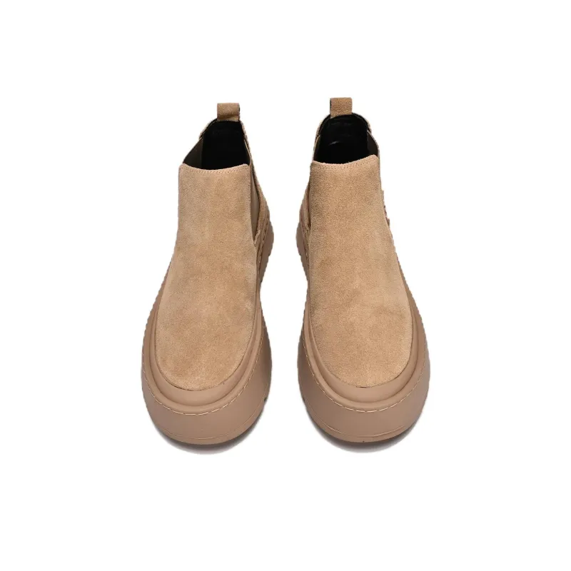 Crocodile Short Chelsea Boots Men's-21