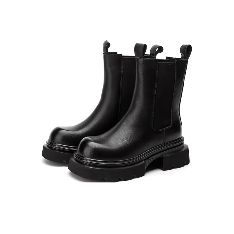 Jin Baichuan Short Chelsea Boots Women's-3