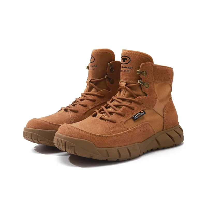 TOM TAILOR Tan Wilderness Work Boots Short Outdoor Boots Men's-13
