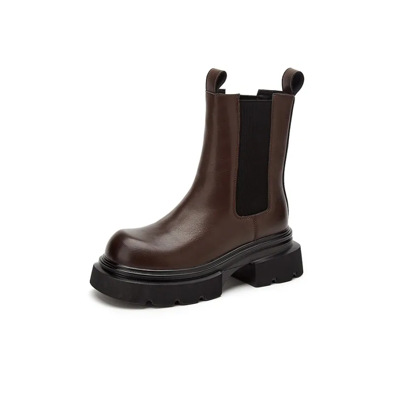 Jin Baichuan Short Chelsea Boots Women's-7