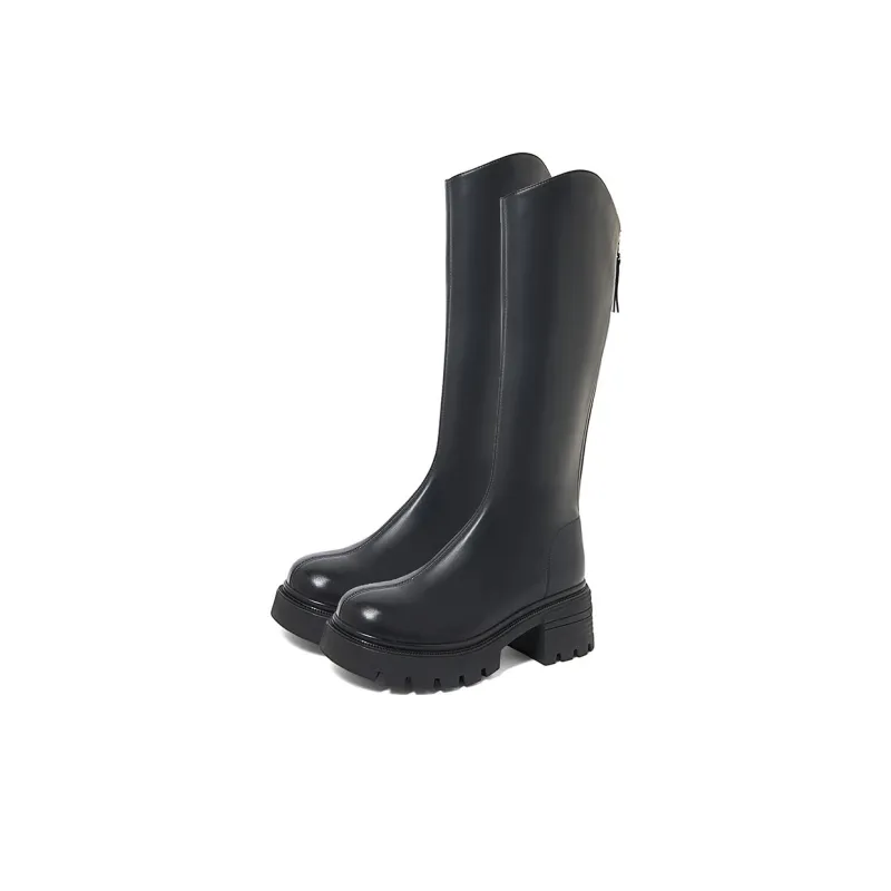 COMELY Knee high Boots 5.5cm Women's-7