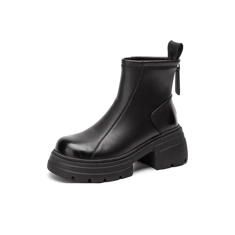 DAPHNE Ankle Boots Women's Black/Brown-1