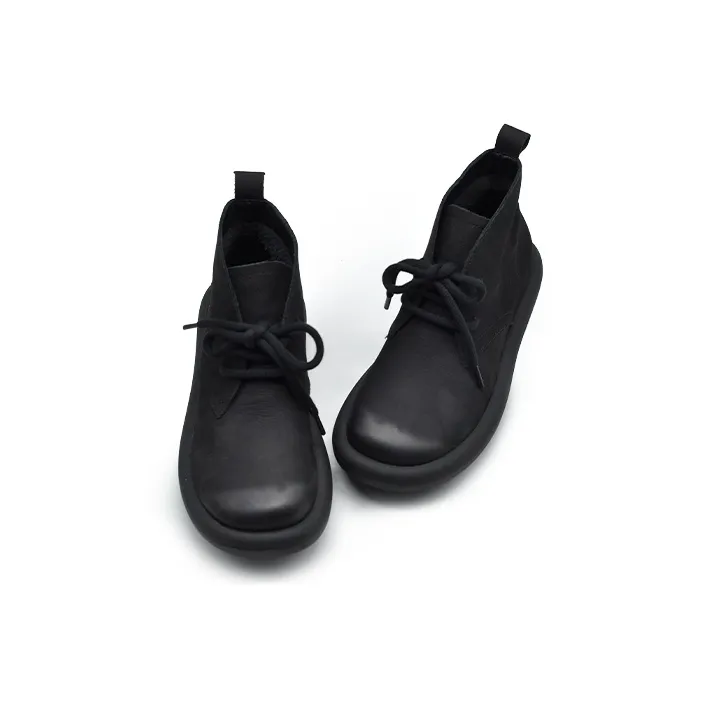 ARTMU Ankle Boots Women's Black/Light Red-3