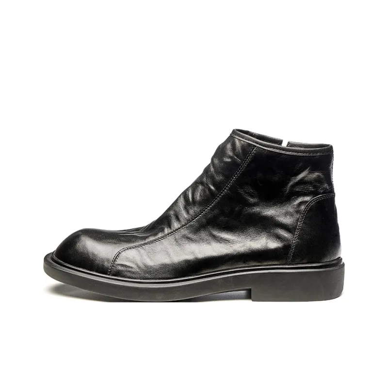 LEYGMENLG Ankle Boots Men's Black-0