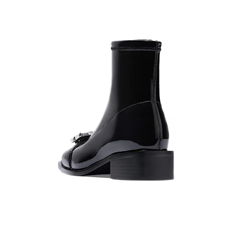 ZSAZSAZSU Ankle Boots 3.5cm Women's Black-2