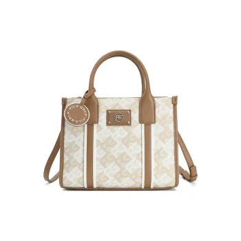 FILA Golf Series Fabric Shoulder Bag, Crossbody Bag, Handbag Women's Cyan White