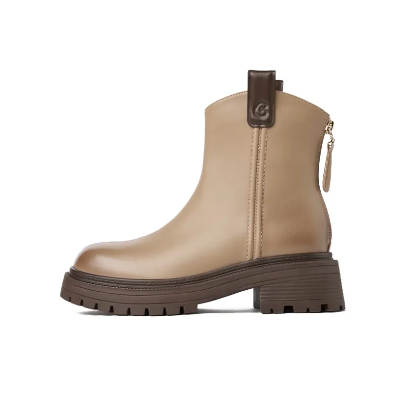 JOSINY Ankle Boots Women's Black/Khaki/Light Brown-3