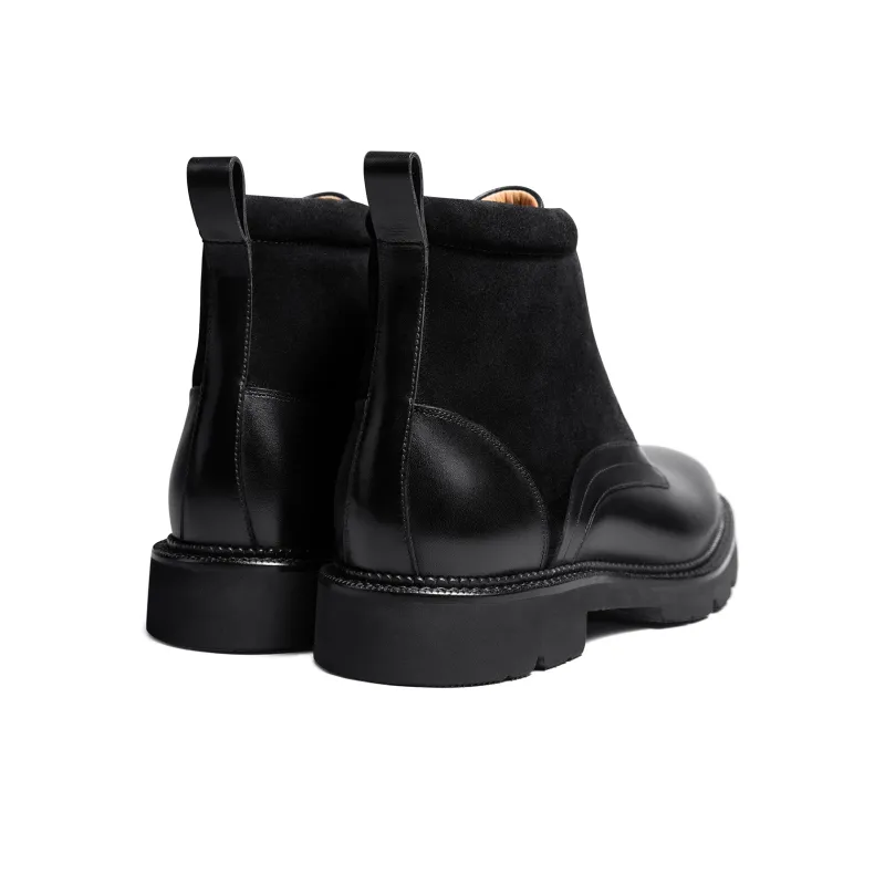 THOM WILLS Short Martin Boot Men's Black-3
