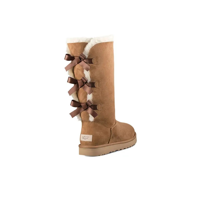 UGG Bailey Bow Tall Ii Boot Chestnut Women's-3