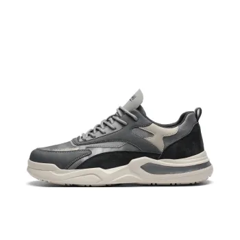 Desert Ram Cushioned Slip Resistant Lightweight Height Increasing Warm Low Top Casual Shoes Men's
