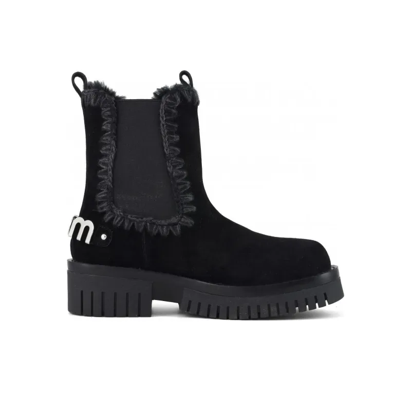MOU Chelsea Boots Women's Black-1