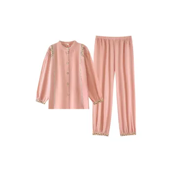 ZumashL Luxury Designer Series Pajama Set Women's Autumn Begonia