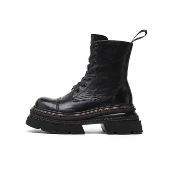 LONSDALE Knee High Martin Boot Women's Black