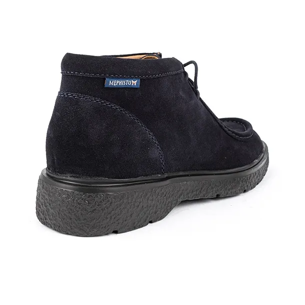 MEPHISTO Ankle Boots Men Blue/Dark Brown-3