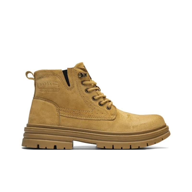 X ZONE Martin Boots Men Khaki-2