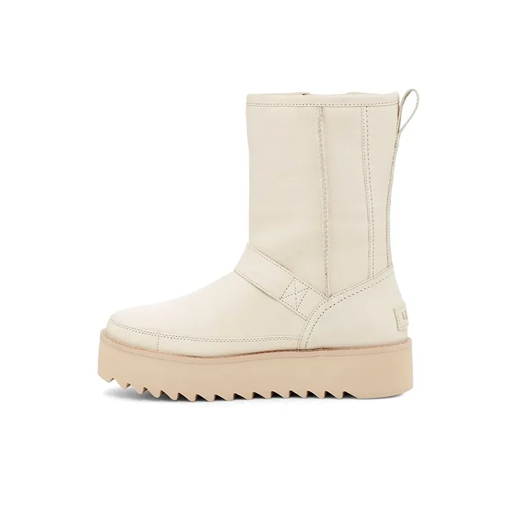 UGG Classic Rebel Biker Short Boot 'Bone' Women's-0