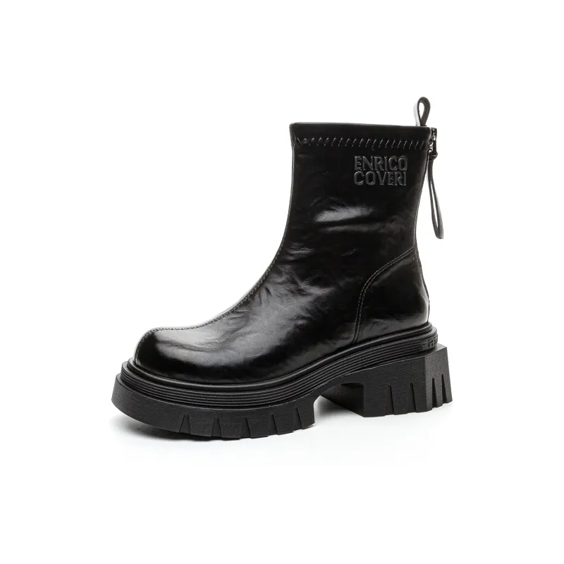 CHOVO Ankle Boots Women's Black/Burgundy/Brown-0