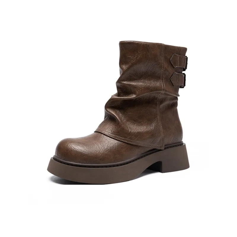 ZHR Ankle Boots Women's Black/Brown-8