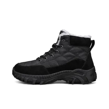 MEXICAN Warm Water Resistant Wear Resistant Height Increasing Slip Resistant Coverage Short Snow Boots Men's