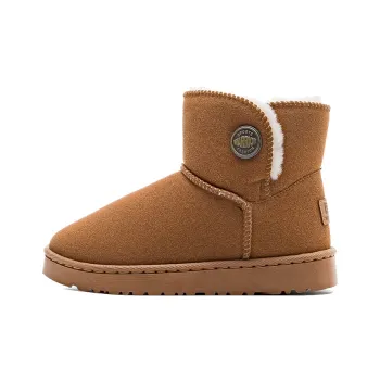 Warrior Thermal Abrasion Resistant Cushioning Height Increasing Slip Resistant Coverage Short Snow Boots Women's Camel