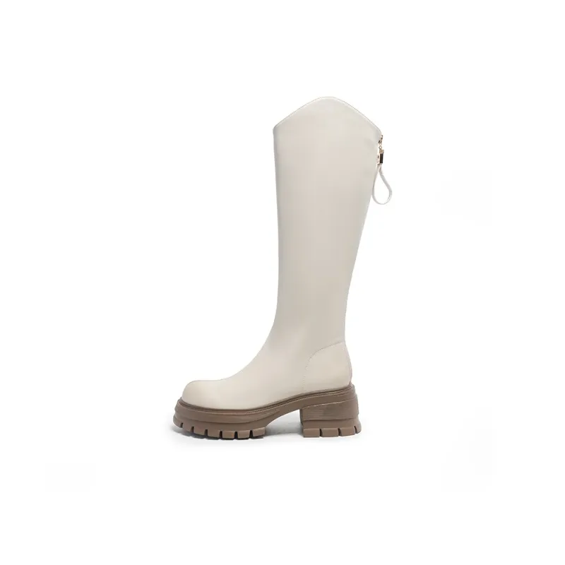 15 MINS Knee high Boots 6cm Women's-4