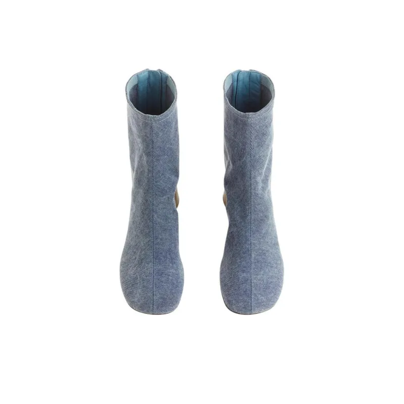 ARKET Ankle Boots Women's Blue-2