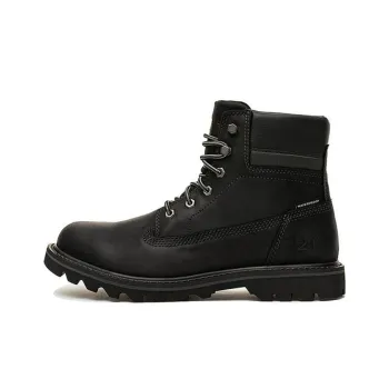 CAT Wear Resistant Slip Resistant Crew Outdoor Boots Men's Black